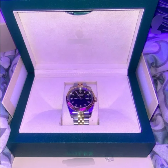 Gold and Silver Luxury Watch Accessories